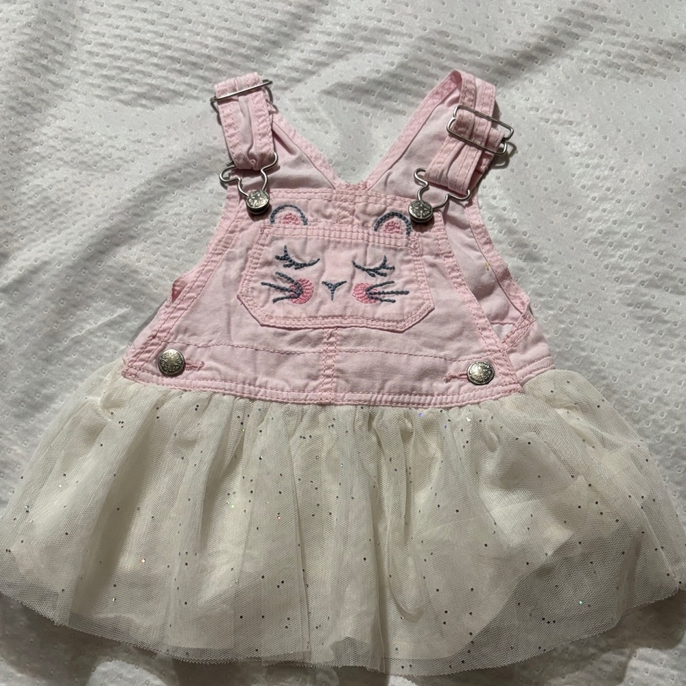 OshKosh B'gosh Pink and White Tulle Dress